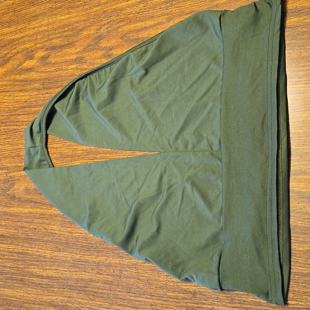 Shein green halter top